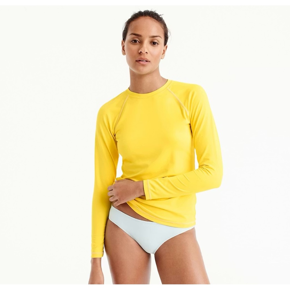 NWT J.Crew Sunshirt Sun Shirt Yellow 🏝️